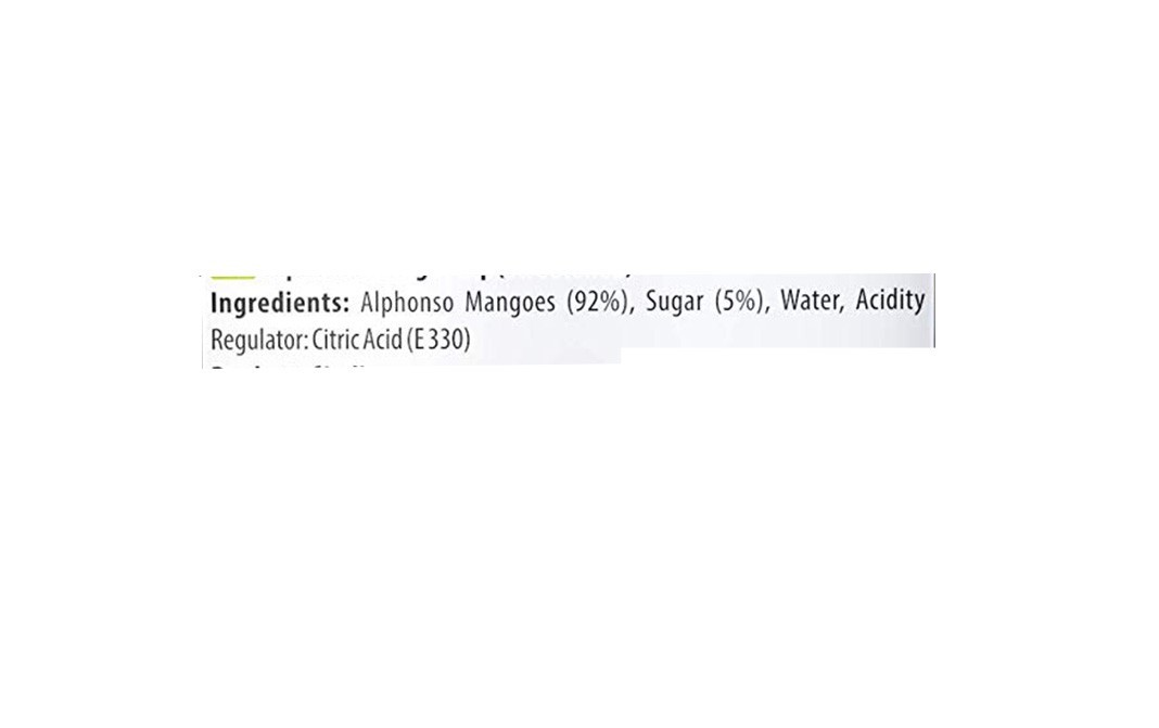 Swad Ratnagiri Alphonso Mango Pulp Sweetened   Tin  850 grams